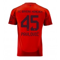 Camisa de time de futebol Bayern Munich Aleksandar Pavlovic #45 Replicas 1º Equipamento 2024-25 Manga Curta